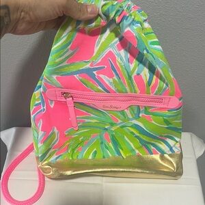 Lilly Pulitzer drawstring backpack